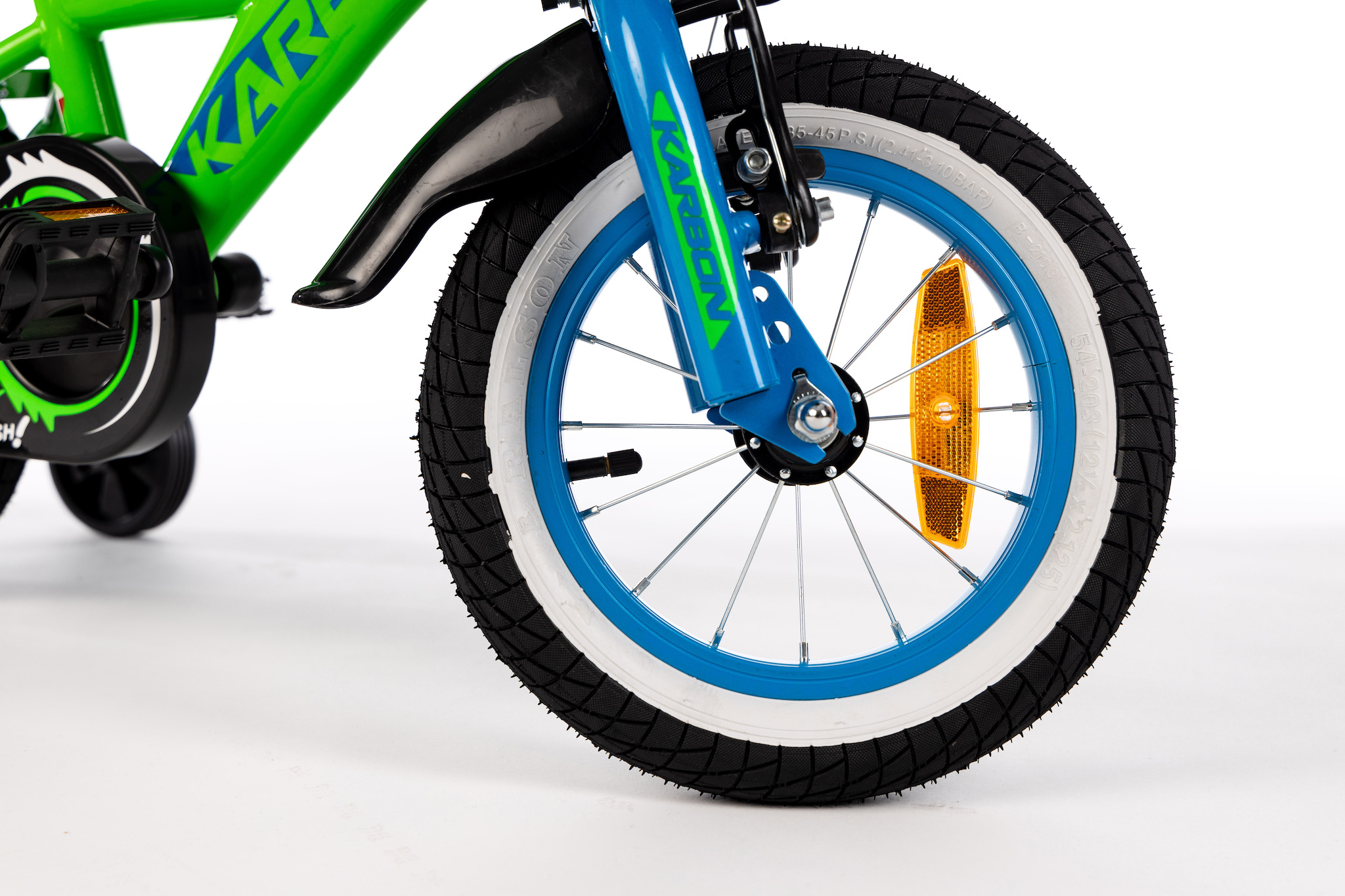 Rower dla chłopca 12 cali zielony